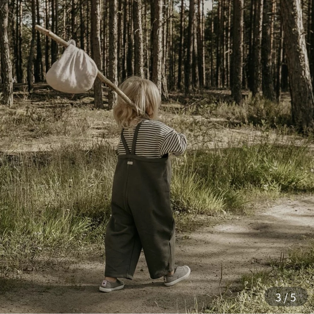 Organic zoo dungarees size 1-2